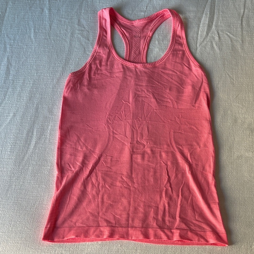 Lululemon Athletica Coral Racerback Tank Top